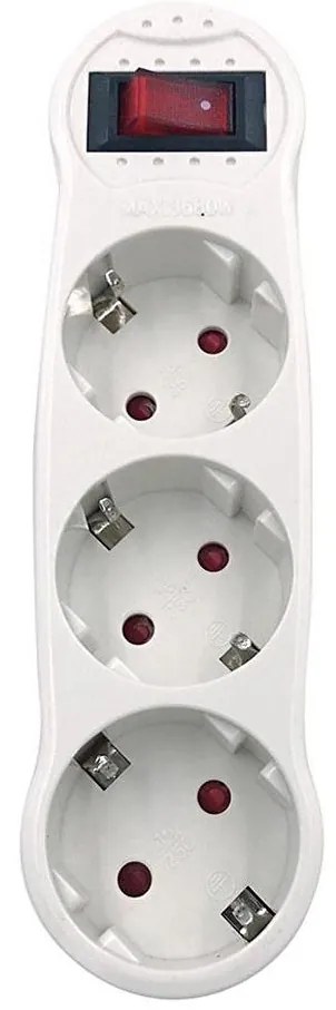 Aigostar разклонител с ключ 3x16A/230V SCHUKO