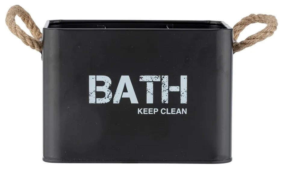 Черен органайзер за баня с 4 отделения Gara - Wenko