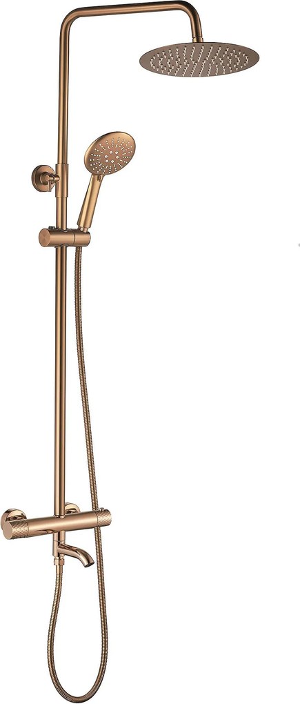 Душ система с Термостат Rea Lungo Diamond Copper
