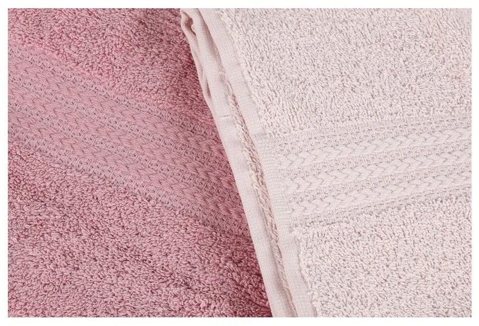 Комплект от 4 кърпи Powder, 70 x 140 cm Rainbow - Foutastic