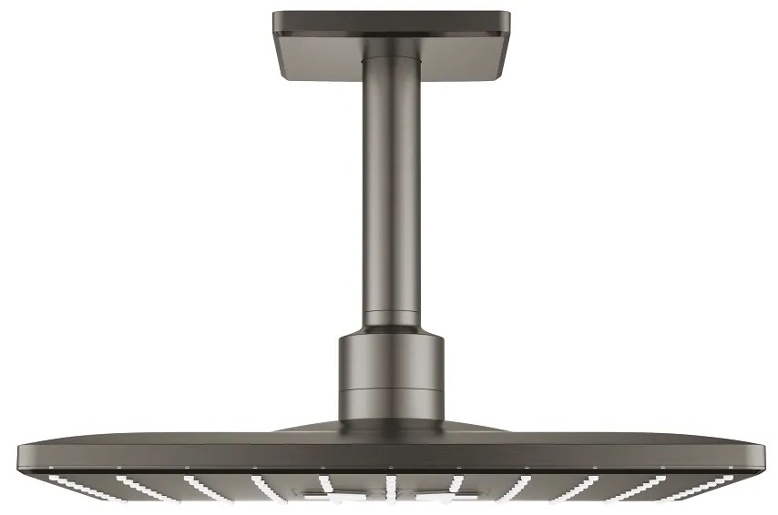 Ceiling Душ глава с рамо Grohe Rain Душ Smart Active ΙΙ-Anthracite Mat