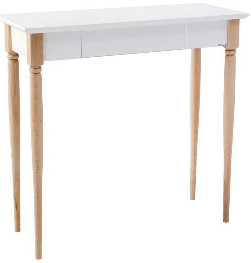 Бяла работна маса Mamo, ширина 65 cm - Ragaba