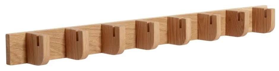 Стенна закачалка от масивен дъб в естествен цвят Nomad – Hübsch