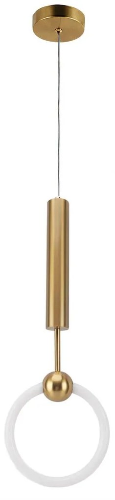 Висяща LED лампа LHJ059-1CP Brush Gold