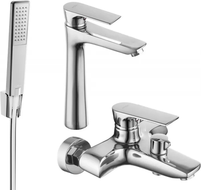 Mexen Axel R72 комплект за вана, хром - 73813R72-00