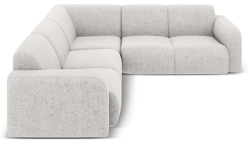 Светлосив ъглов диван (променлив/L форма) Molino – Micadoni Home