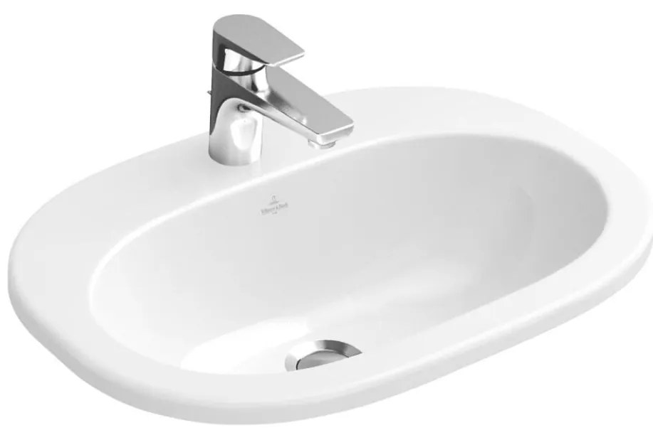 Villeroy & Boch 41615601 - Вграден умивалник O.NOVO 56x40,5 см керамика/бял