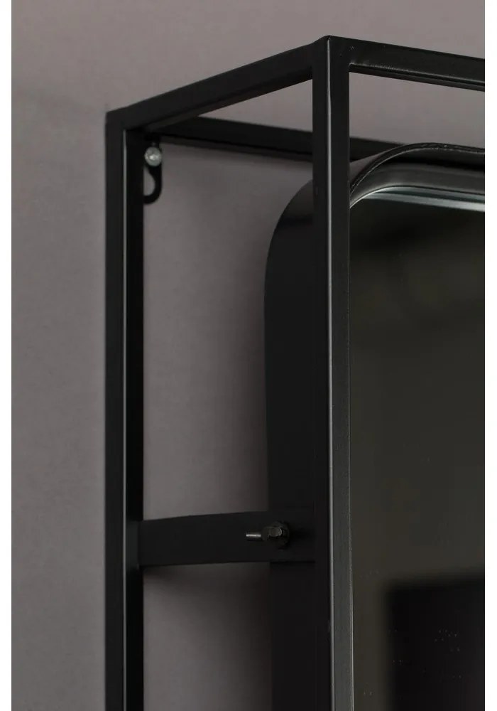 Стенно огледало с рафт и закачалка 53x165 cm Langres - Dutchbone