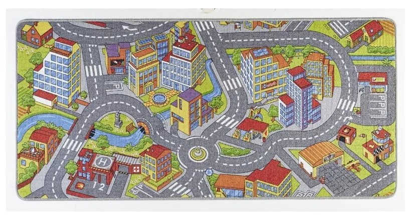 Детски килим , 140 x 200 cm Smart City - Hanse Home