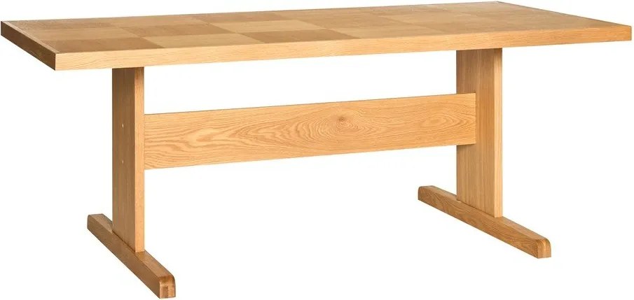 Трапезна маса от декор от дъб 95x195 cm Skak – Hübsch