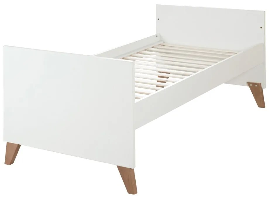 Детско креватче в бял и естествен цвят 70x140 cm Ole – Roba