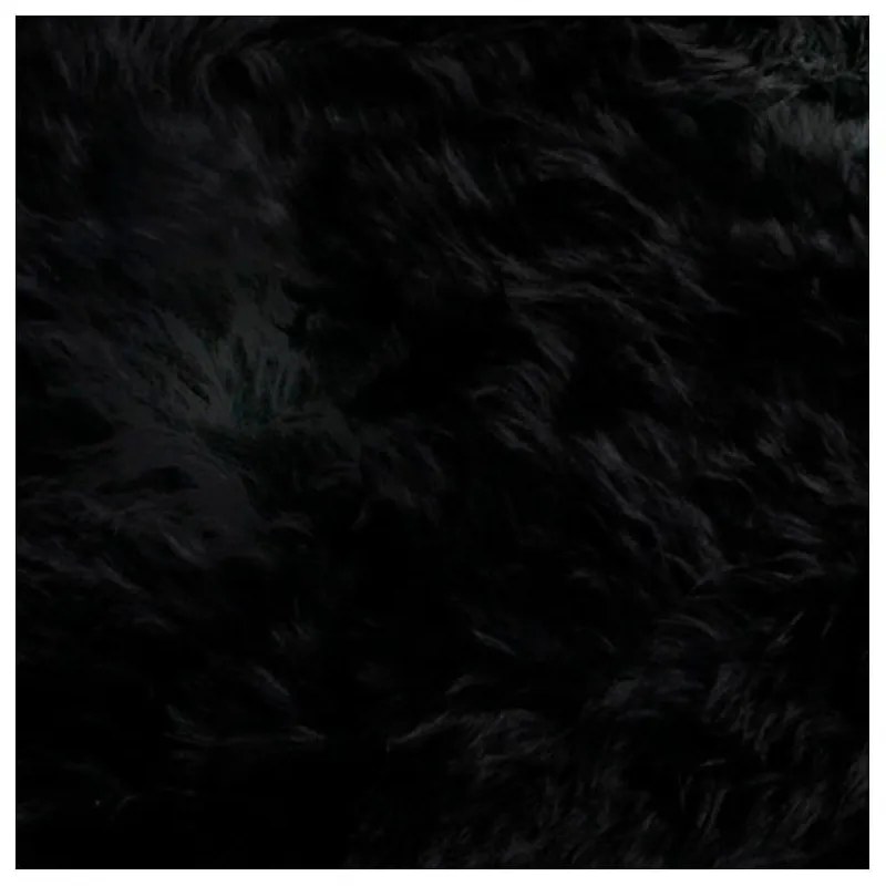 Черна овча кожа Двойна, 60 x 240 cm - Native Natural