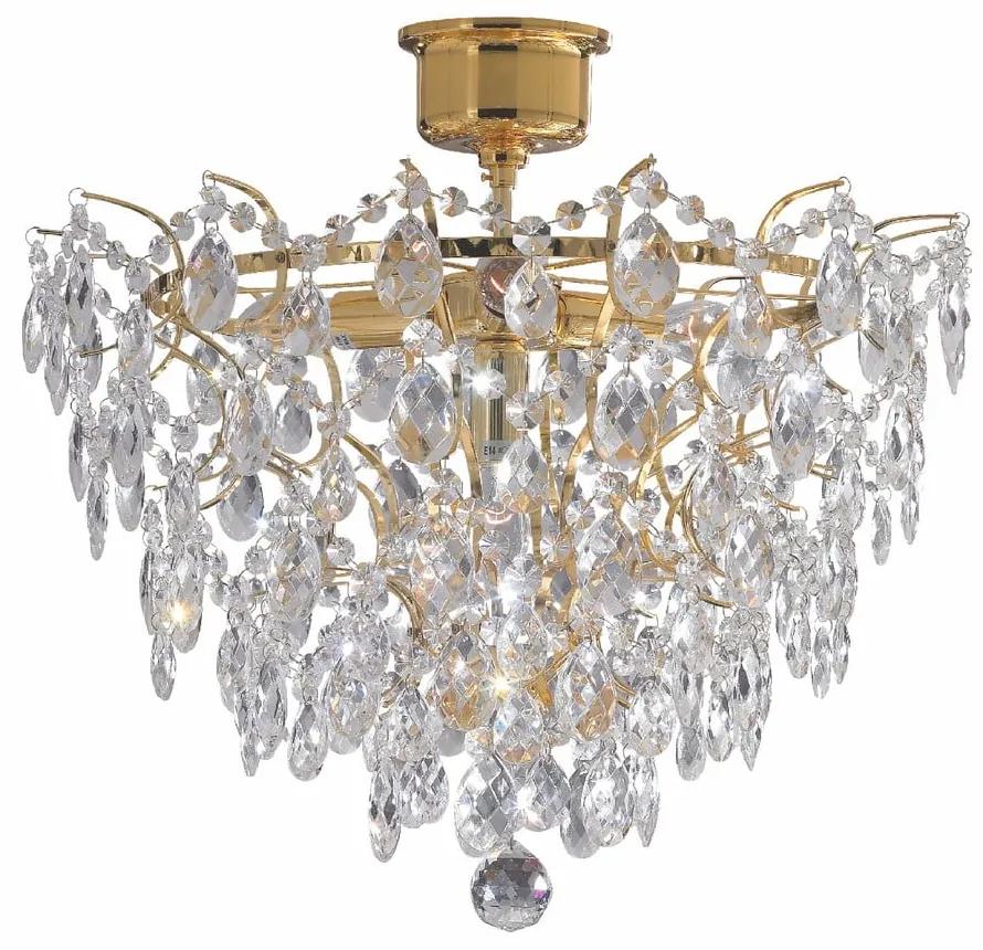 Таванна лампа в златисто Luxy, ø 48 cm Rosendal - Markslöjd