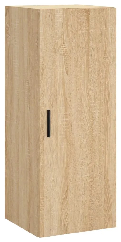 828871 vidaXL Стенен шкаф дъб сонома 34,5x34x90 см