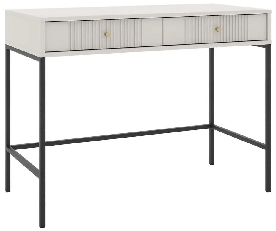 Конзолна маса LUE бежова/черна