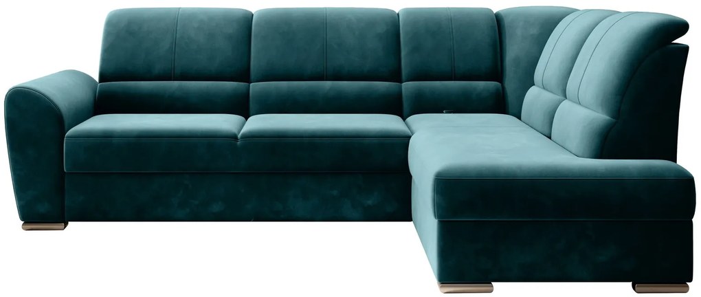 Ъглов диван Bisero-Petrol-Right