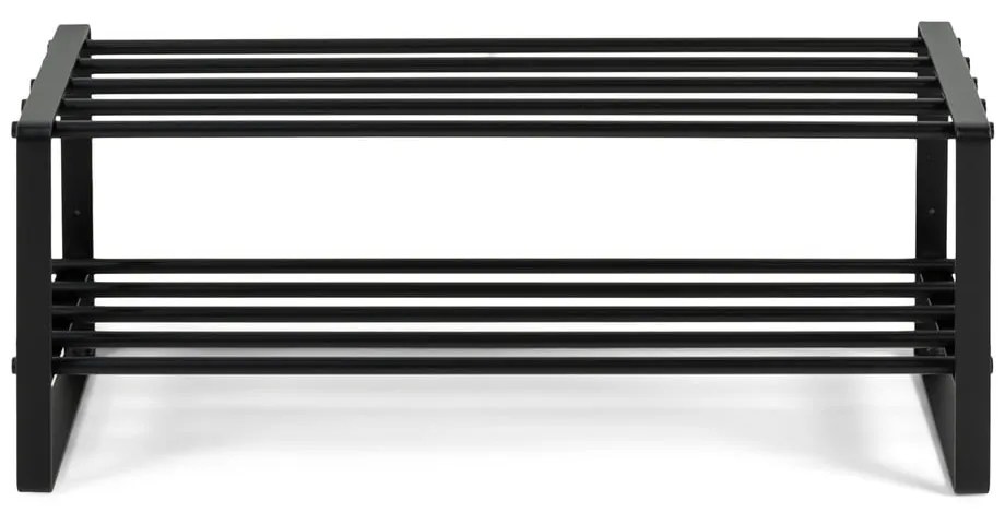 Черна метална стойка за обувки 70x29x27 cm Rex – Spinder Design