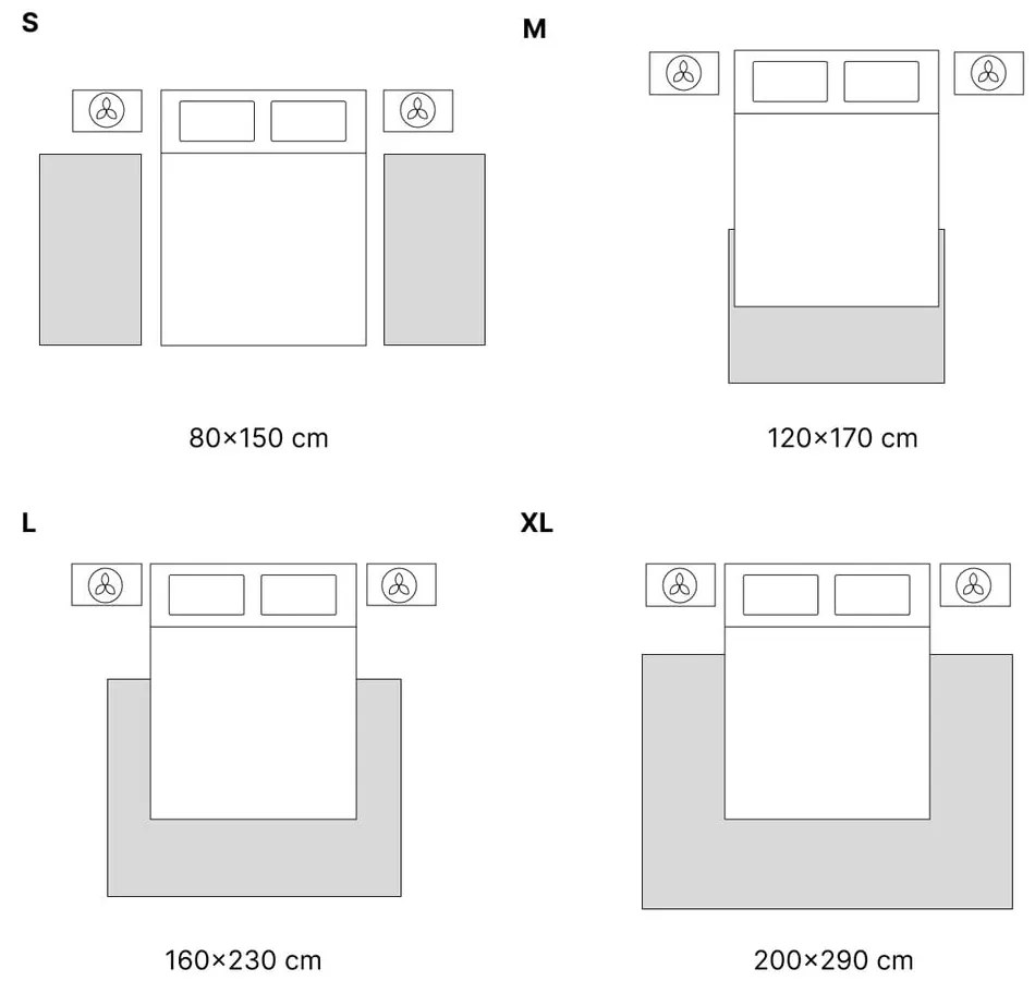 Килим в цвят жълта охра и сиво 200x280 cm Soft – FD