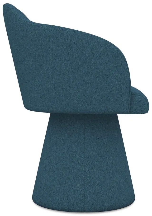 Син тапициран трапезен стол Kanoa – Makamii