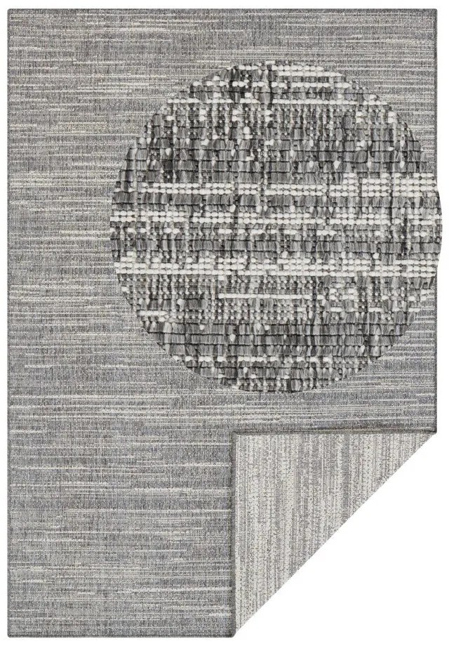 Сив външен килим 170x120 cm Gemini - Elle Decoration