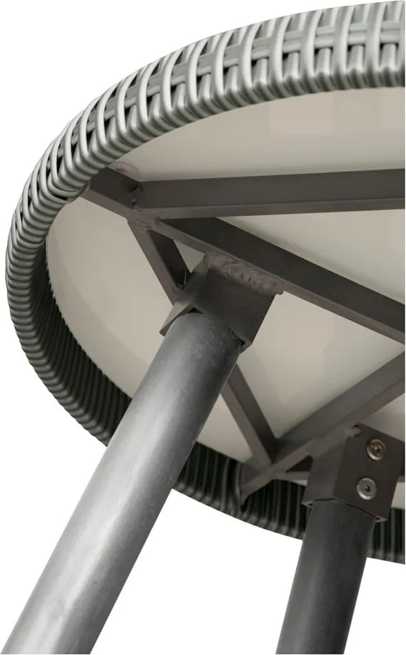 Светлосив градински комплект за отдих Bistro – Unique Furniture