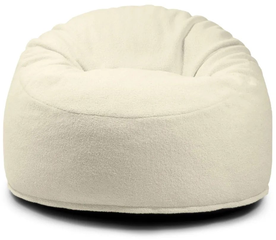 Светлосив детски пуф от букле Om 85 – SLOWDOWN