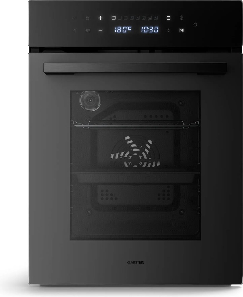 Klarstein Фурна за вграждане Velaire | 49 л | енергиен клас А | 2350 W | черно | 45 см