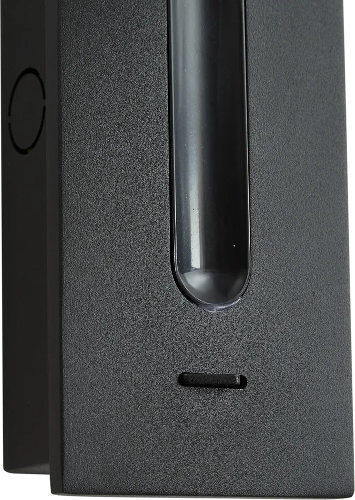 Комплект от 2 модерни стенни лампи черни с LED - Plaza