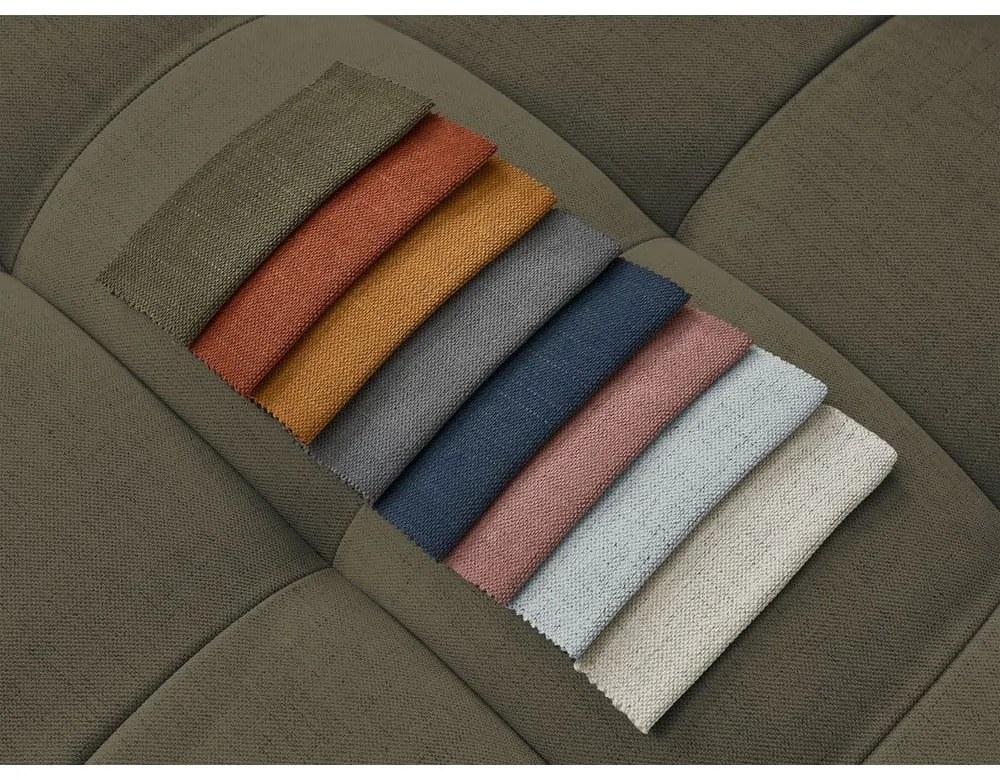 Зелен ъглов диван (десен ъгъл) Cloud – Bobochic Paris