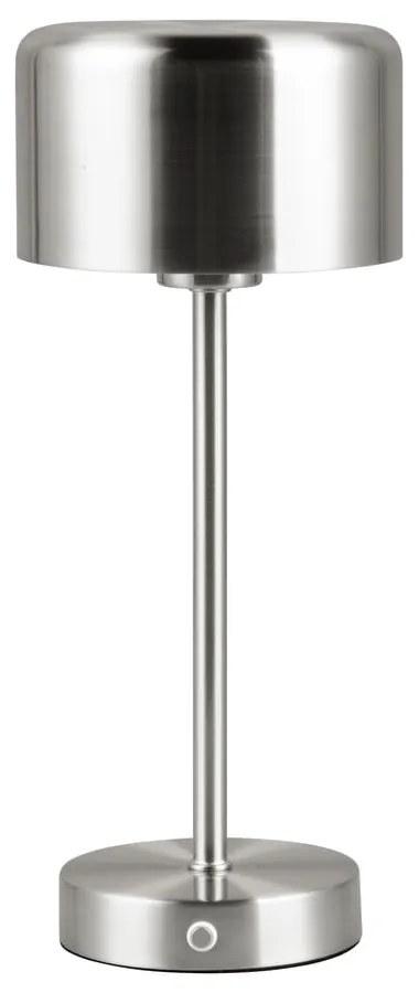 LED настолна лампа с възможност за димиране в сребристо (височина 30 cm) Jeff - Trio