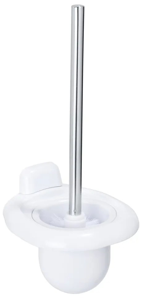 Бяла стенна пластмасова четка за тоалетна Pure – Wenko