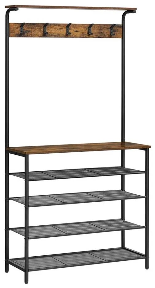 Подова закачалка NAVOR кафява/черна