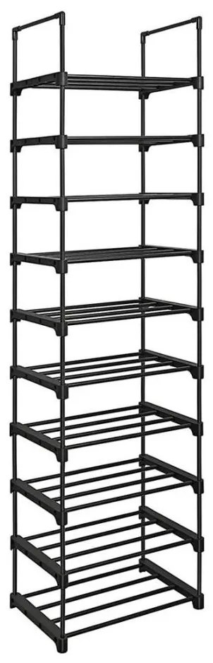 Шкаф за обувки ALVORO черен