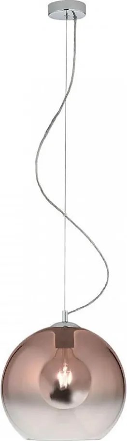 Redo 01-2076 - Пендел BOWL 1xE27/42W/230V Ø 30 см меден
