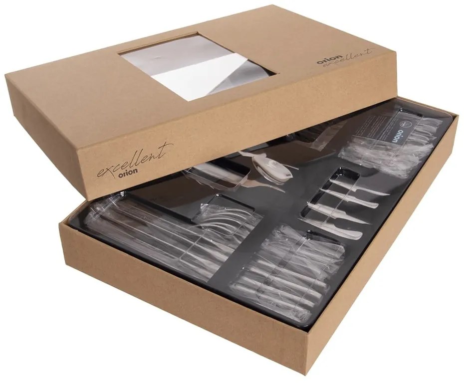 Прибори за хранене от неръждаема стомана в сребрист цвят 24 бр. Mirror – Orion