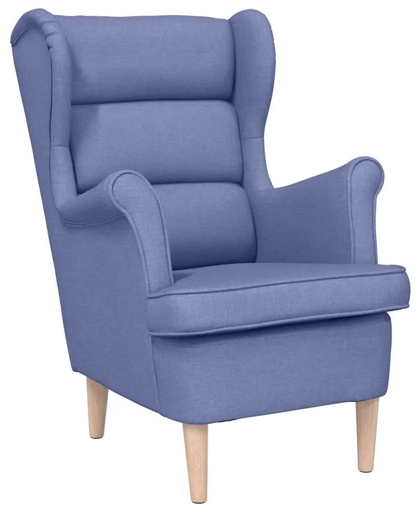 4016906 vidaXL Кресло Jeans Blue 74x84x100 cm Fabric