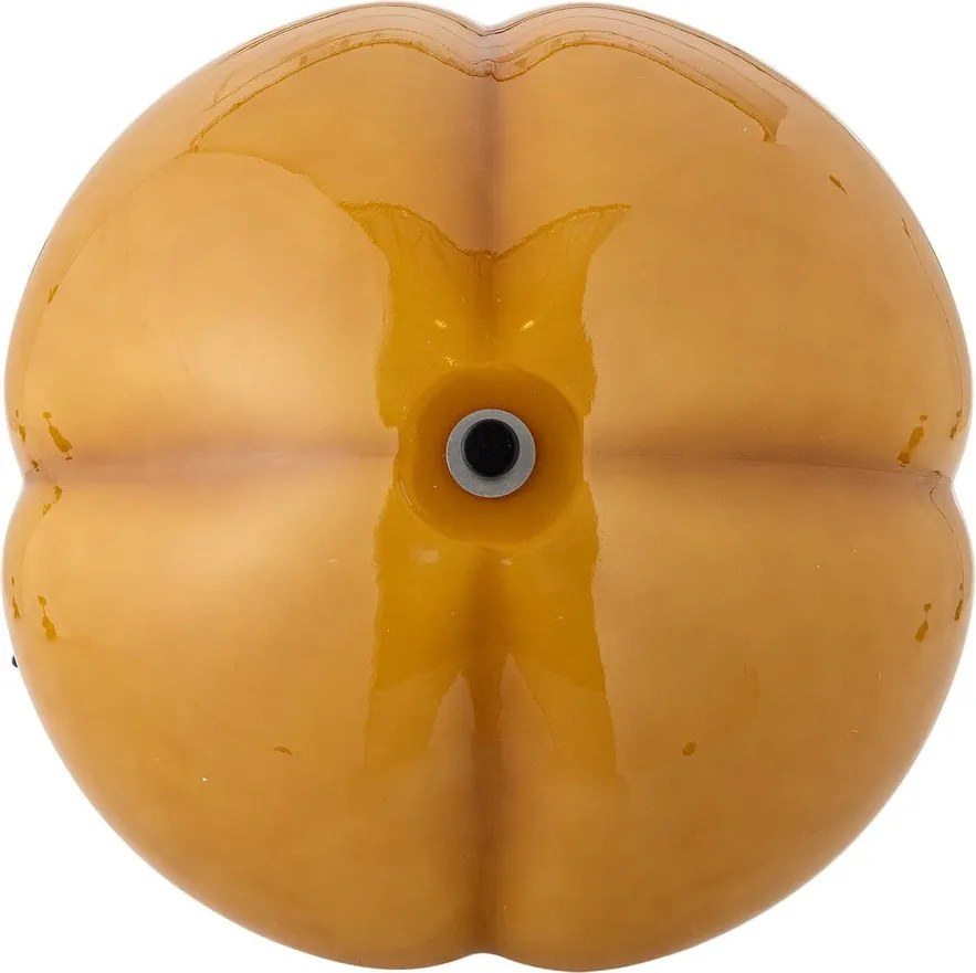 Настолна лампа в цвят жълта охра със стъклен абажур (височина 46,5 cm) Kinoko – Bloomingville