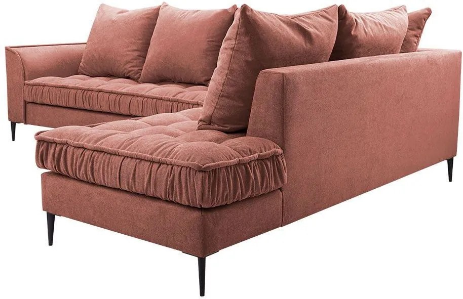 Ъглов диван Lena-Puce-Right