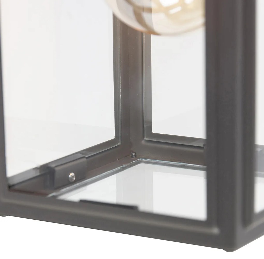 Интелигентна външна стенна лампа сива с WiFi G95 - Sutton down