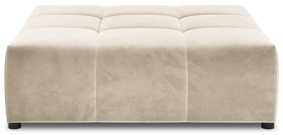 Бежов кадифен диван модул Rome Velvet - Cosmopolitan Design