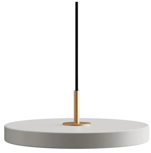 Светлосиво LED висящо осветително тяло с метален абажур ø 31 cm Asteria Mini – UMAGE