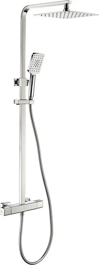 Комплект за душ с термостатен смесител NAESBY, гланцов хром