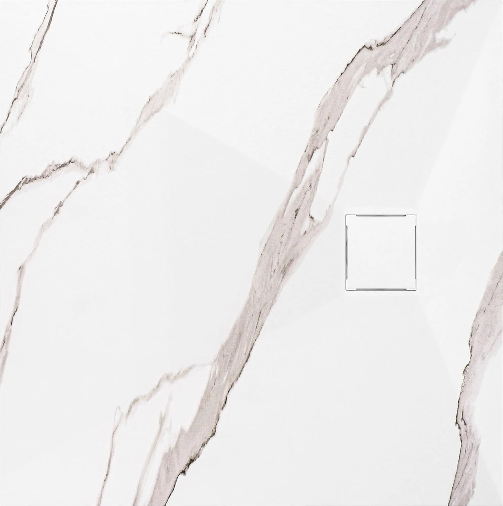 Корито за душ кабина Magnum CARRARA WHITE 90x90