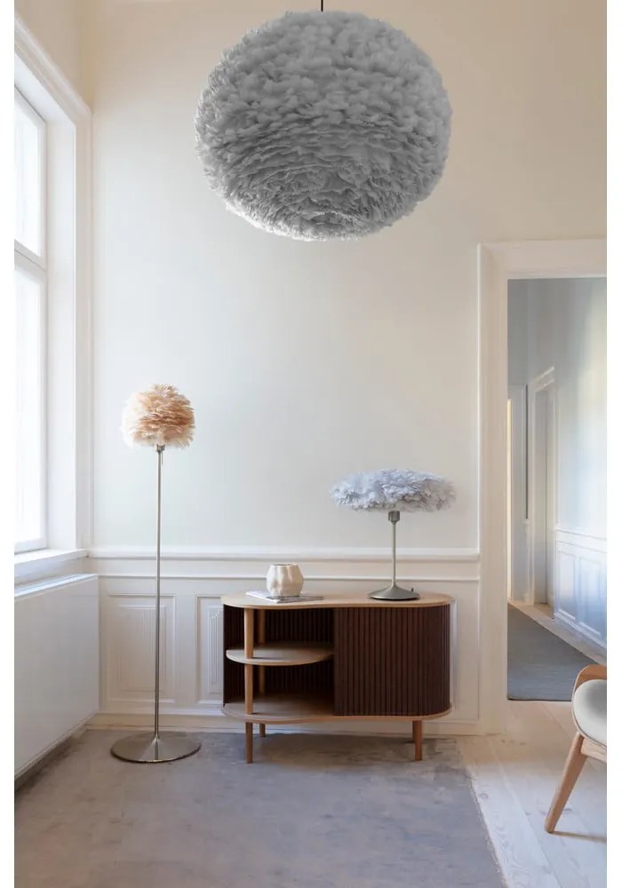 Кафяв нисък скрин в дъбов декор с плъзгащи се врати 100x67 cm Audacious - UMAGE