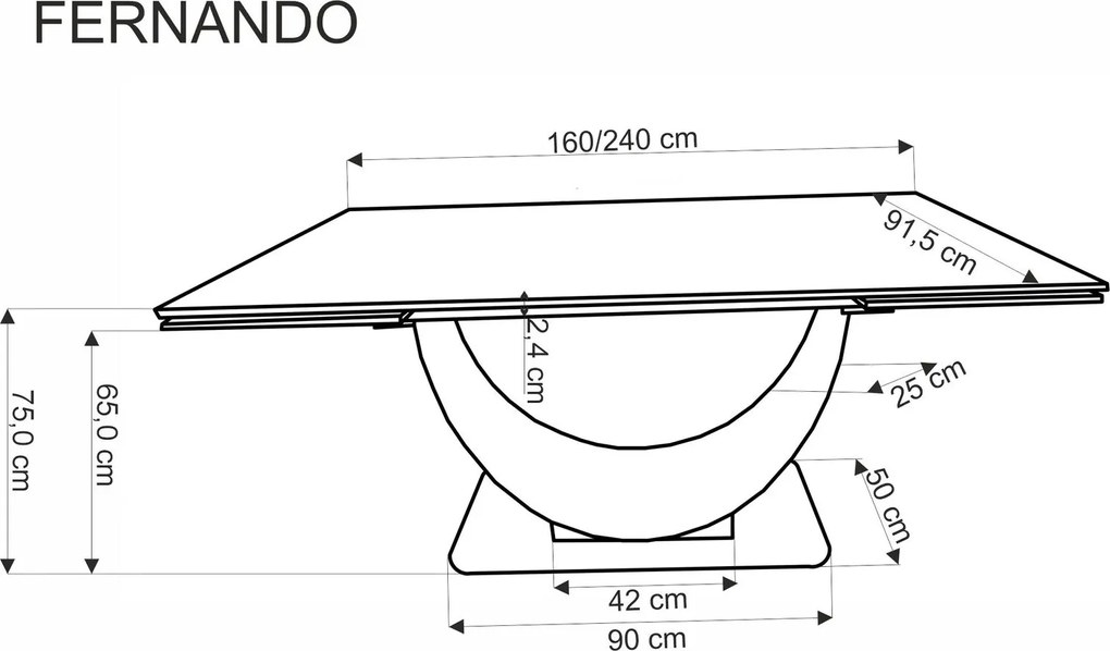 Разтегателна Маса Фреди