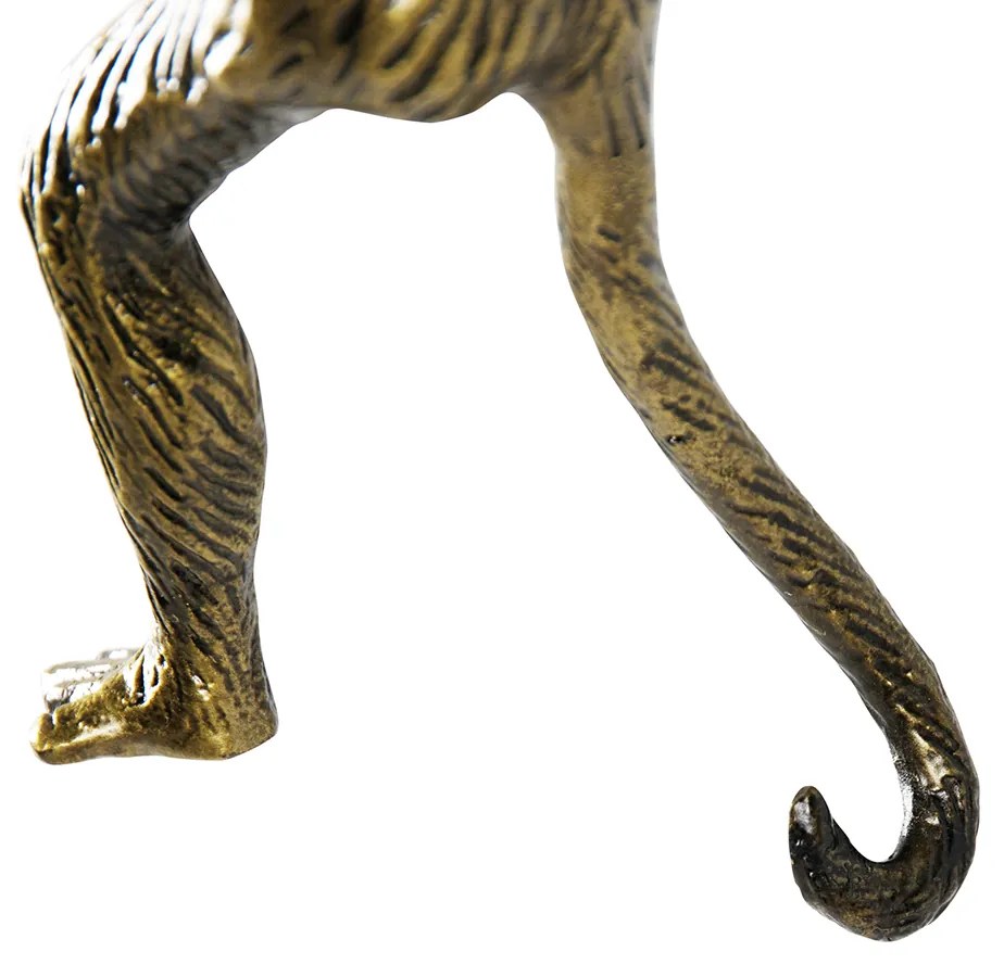 Класическа стенна лампа златиста - Animal Monkey