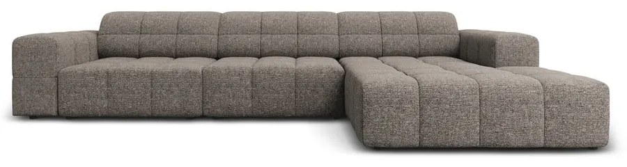 Тъмносив ъглов диван (десен ъгъл) Chicago – Cosmopolitan Design