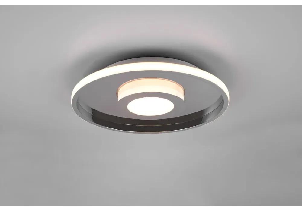 Метално LED осветително тяло за таван в блестящо сребро ø 40 cm Ascari - Trio