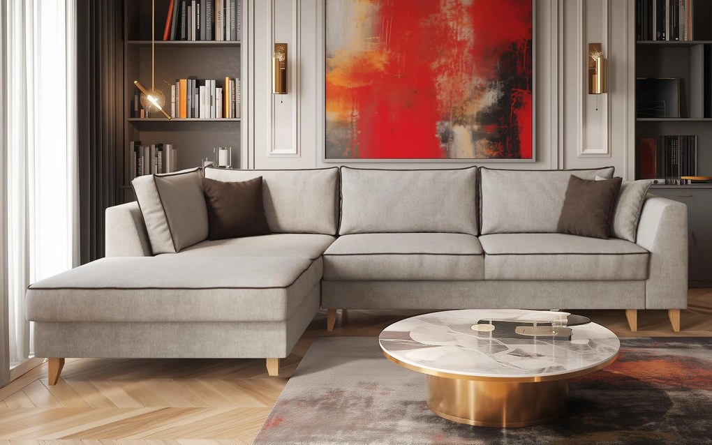 Разтегателен ъглов диван Болоня