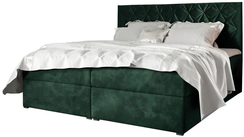 Тапицирано легло Box 7-Prasino-120 x 200